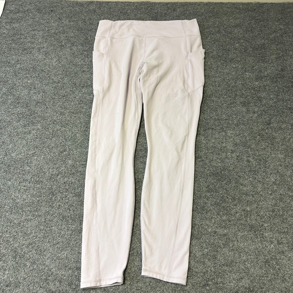 Fabletics Leggings Womens Size S Lavender PureLuxe High Waisted Pockets Athletic